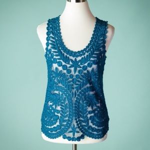 Blue Lace Baraschi Tank